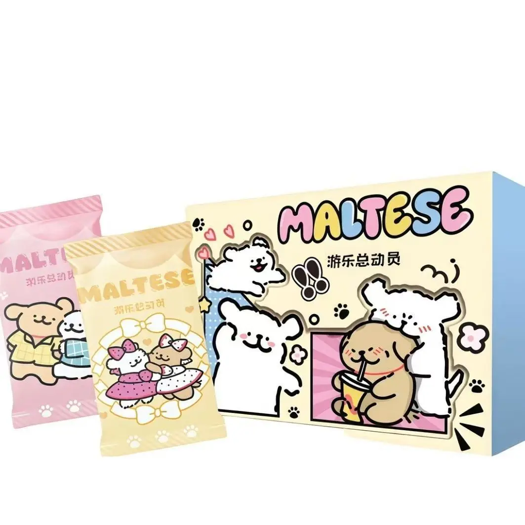 

New Line Puppy Card Product Toy Cute Wholesale Special Offer Amusement Mobilization Surrounding Toys Birthday Gift Collection
