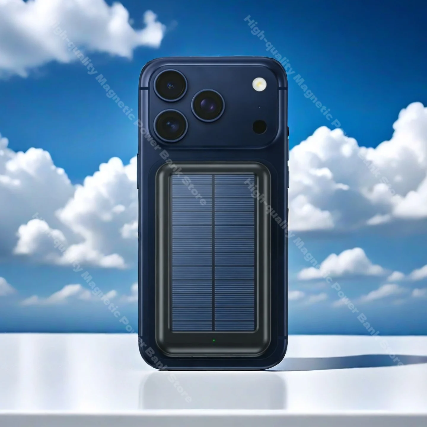 

20000mAh Solar Power Bank Magnetic Wireless Charger Mini Powerbank For iPhone 17 16 15 14 Pro Portable External Battery Charger