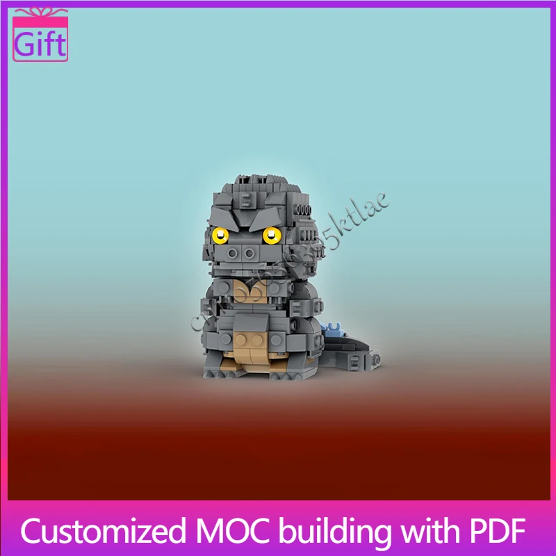

409, детали, модель Brickheadz Monsters, MOC, строительные блоки на заказ, детские развивающие креативные игрушки для самостоятельной сборки, рождественские подарки