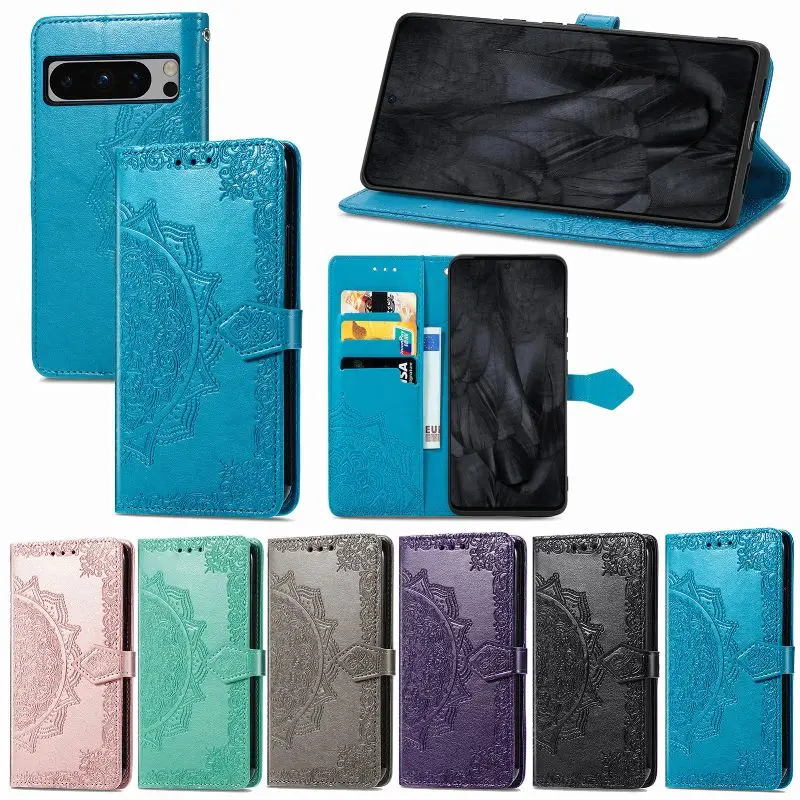 

Magnetic Flip Wallet Card Slots Phone Cover For Google Pixel 9 Pro XL 8A 8Pro 7 Pro 7A Leather Phone Case