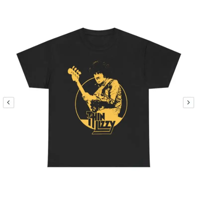 

Vintage Phil Lynott Thin Lizzy Men T-shirt Black Unisex All Sizes S-5XL