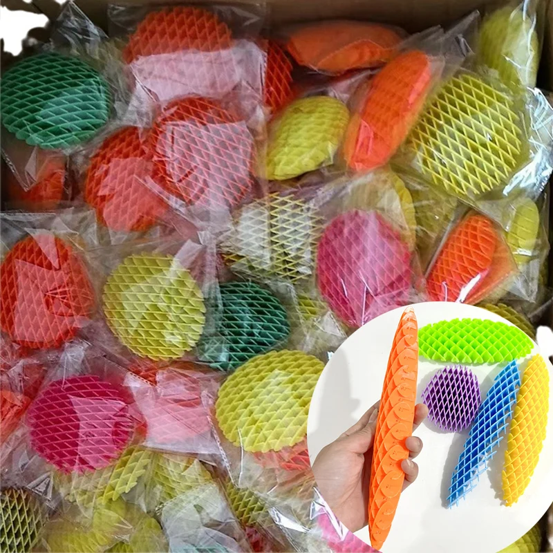 Worm Decompression Elastic Mesh Toys Stress Relief Fidgets Worm Unpacking Morphing Squishy Stretchable Novel Deformation Toys