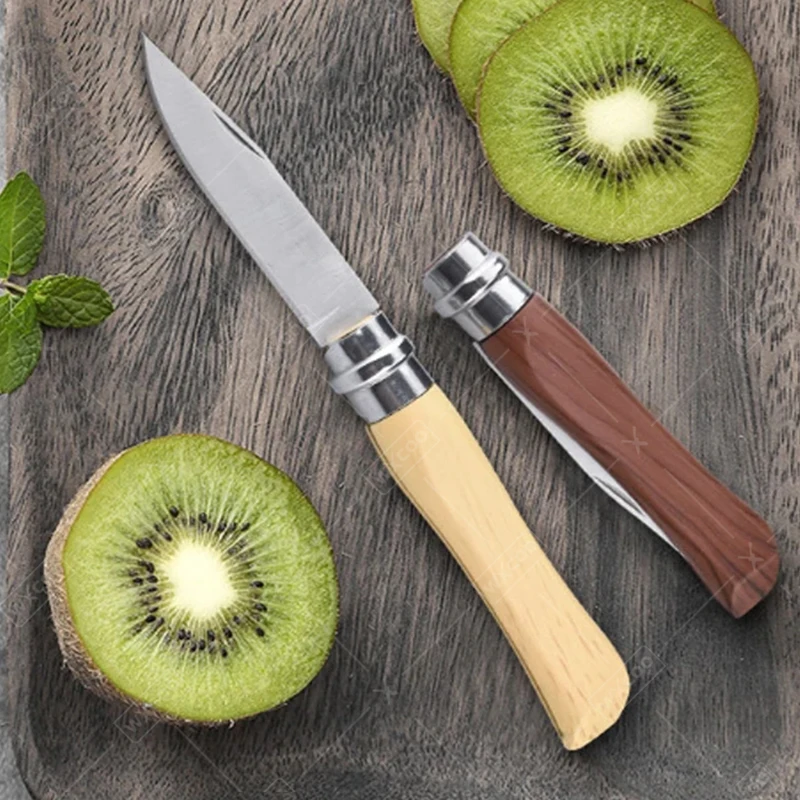 Portable Pocket Knife Stainless Steel Folding Fruit Knife Sharp Peeler Knife for Fruits Kitchen Knives Household Cooking Tools