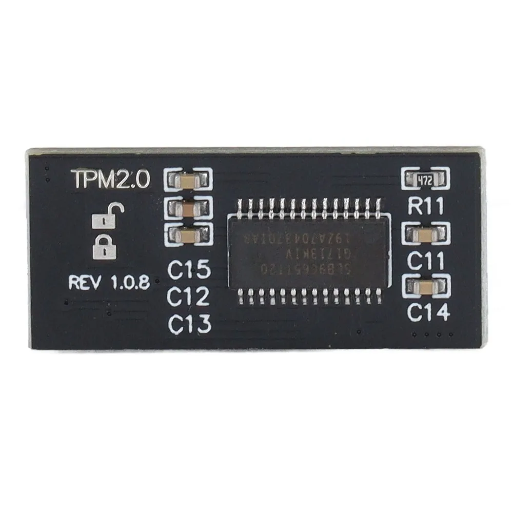 

TPM 2.0 Модуль TPM 2.0 Интерфейс LPC 20-контактный Trusted Platform Модуль Зашифрованный модуль безопасности TPM Обновление безопасности
