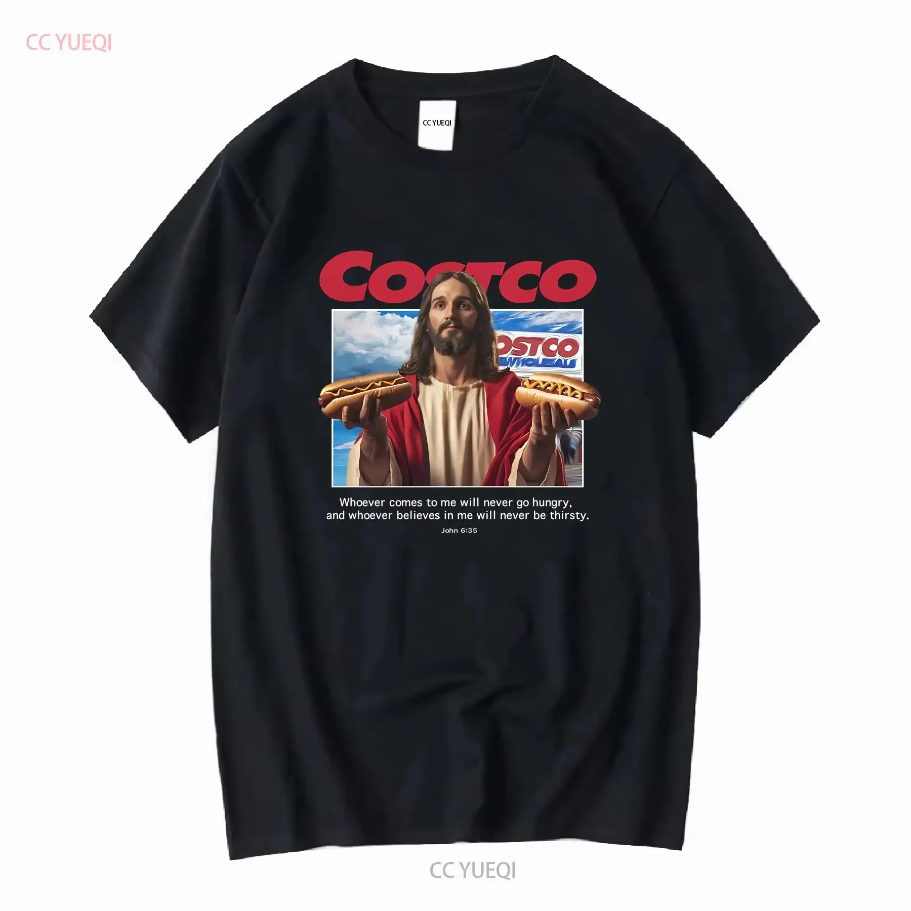 Costco Hotdog if you raise the price of quote T Shirt meme funny tee 44 long or short sleeves vintage Washed fashion streetwear
