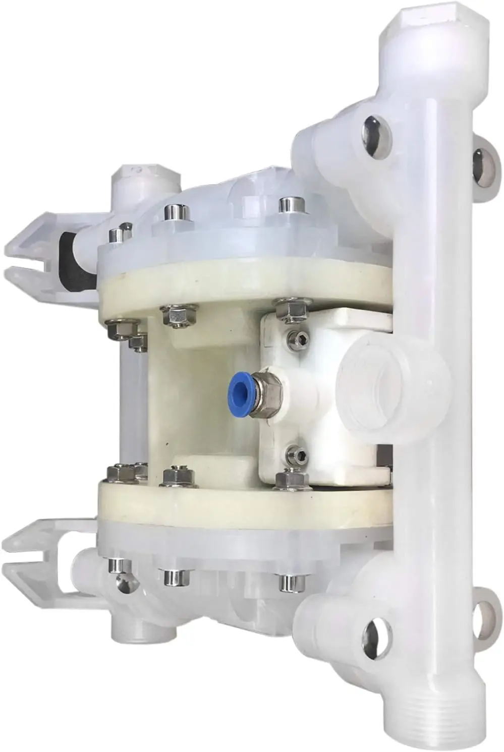 Efficiency Diaphragm Pump Valve Body Heat Resistance for Liquid Pumping Peanut Butter, Chocolate,Pigments ect. 4mm Diameter