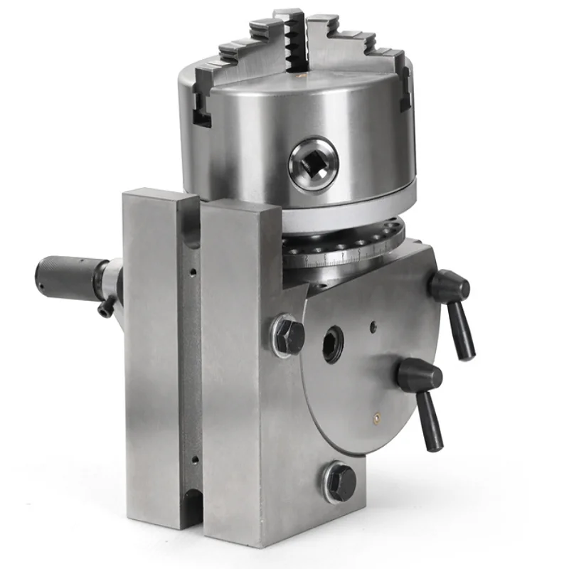 6 Inch WITH 160 Three-Claw Chuck  Milling Machine Indexing Head BS Simple Indexing Head 4Inch 5Inch 6Inch 8Inch