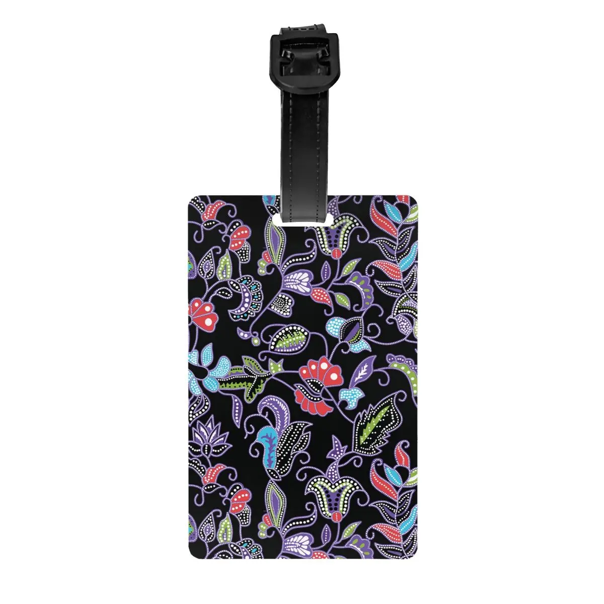 

Sarong Kebaya Batik Черная багажная бирка Чемодан Чемодан Конфиденциальная обложка ID Label