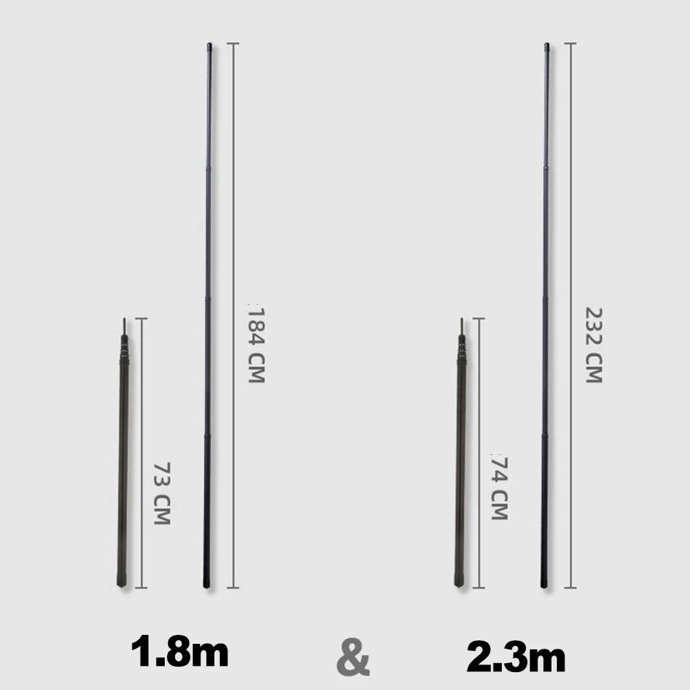 Adjustable Carbon Fiber Tarp Poles 28mm Diameter for Camping Tent Canopy Awning Shelter with Twist Lock Mechanism
