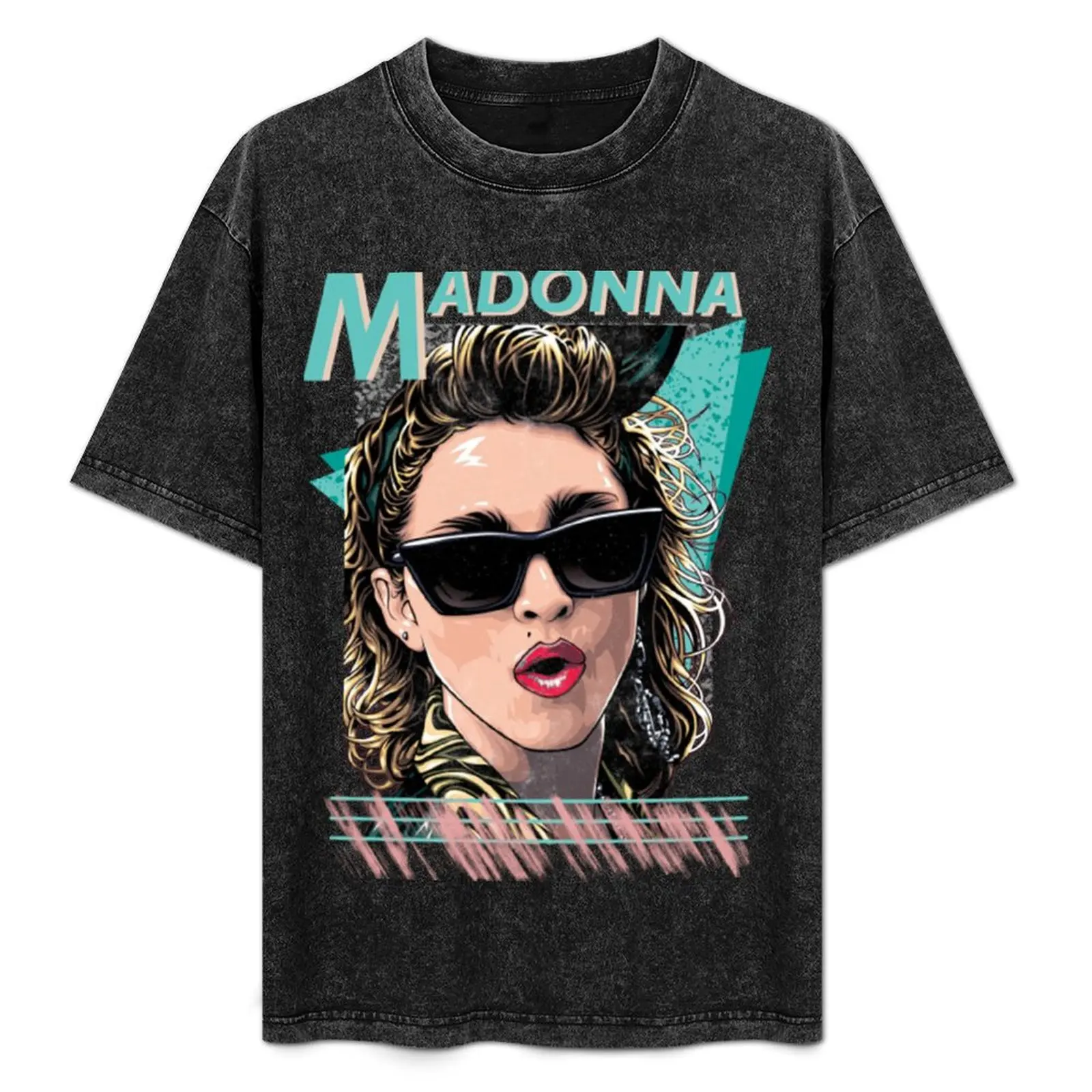 Camiseta Esencial Madona Rovel, Camiseta Básica de Algodón Transpirable