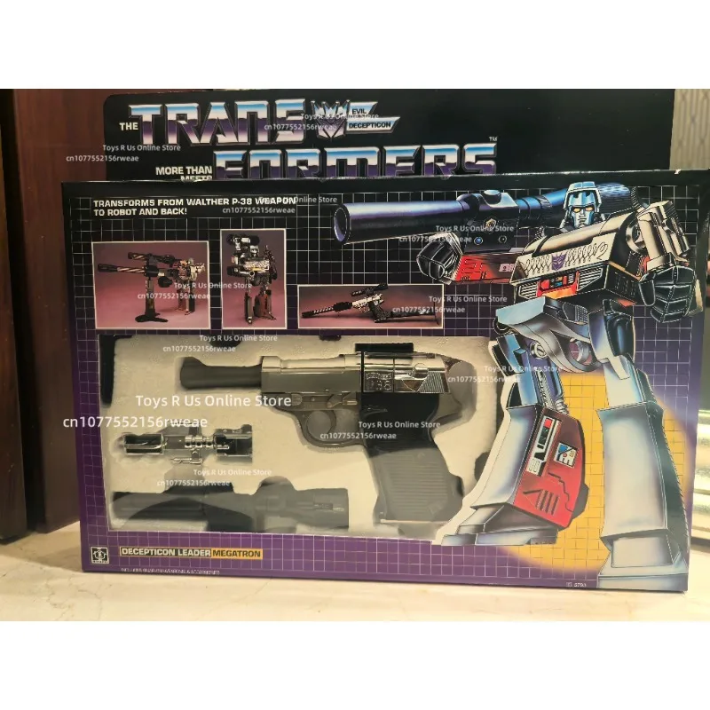 ในสต็อก Transformers G1 Megatron Replica Transformable หุ่นยนต์ของเล่น Action Character วันหยุดของขวัญคอลเลกชันงานอดิเรกเครื่องประดับ