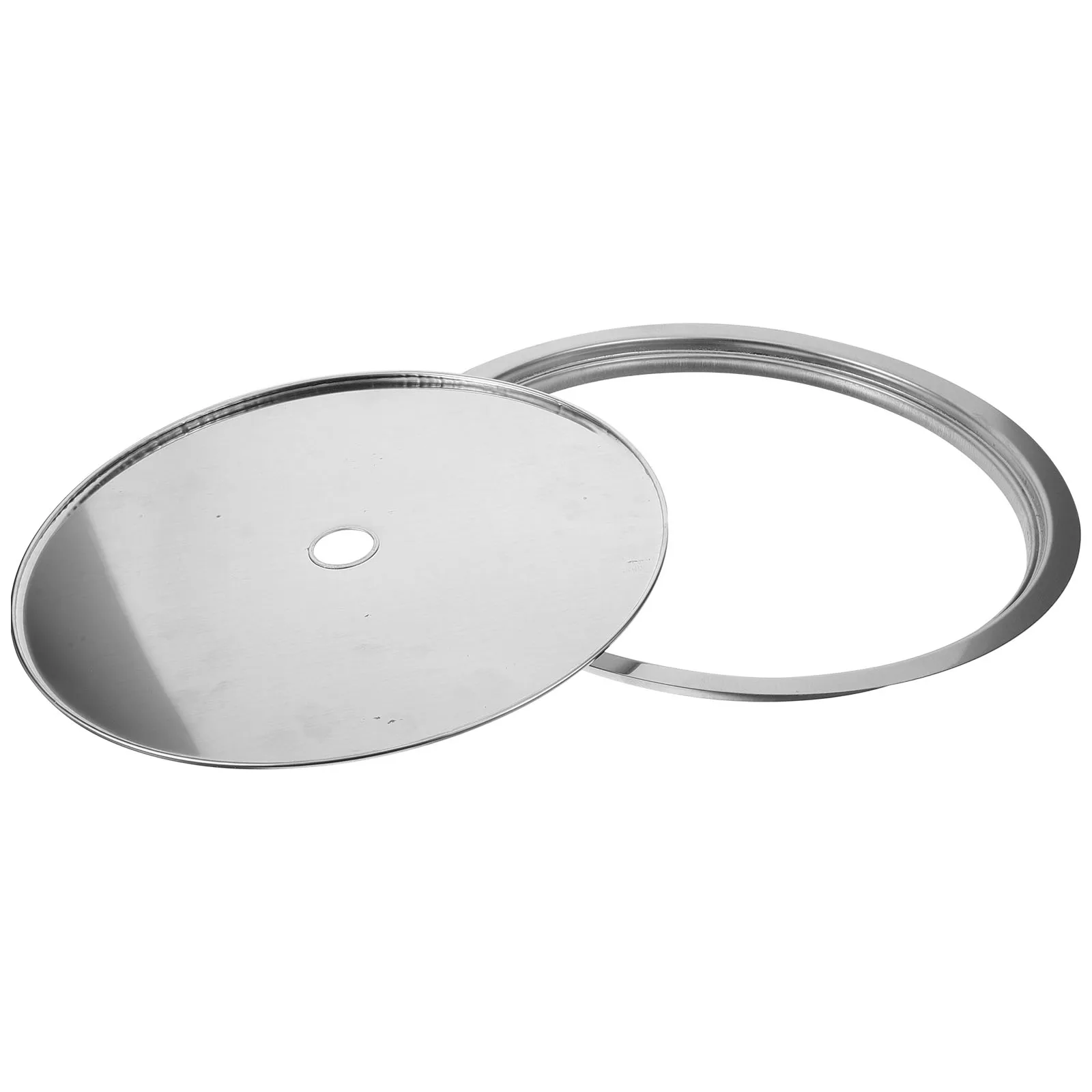 

Hot Pot Lid Induction Cooker Adapter Metal Heat Diffuser Ring Plate Stainless Steel Table Thermal Conduction