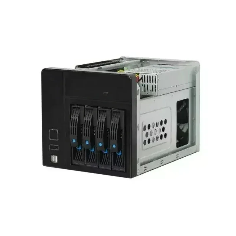 For 4-bay NAS storage desktop office computer server ITX interstellar snail hot swappable chassis