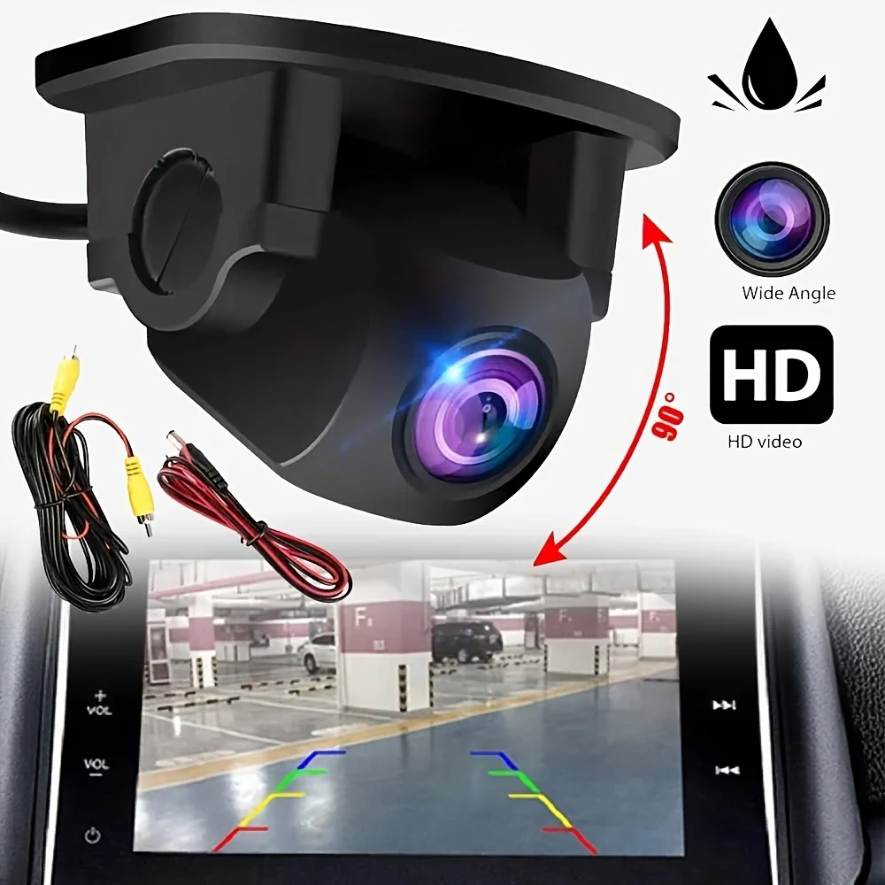 Backup View Camera Night Vision HD and Wide Angle Reverse Rear View Backup Camera for Cars Pickup Trucks SUVs RVs Vans Parking