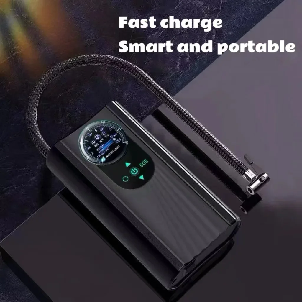 Car air pump Car air pump tire tire pressure pump car wire with barometer electric