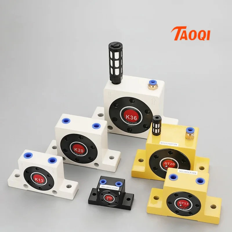 K8/10/13/16/20/25/30/32/36 Industrial Pneumatic Hammer Air Turbine Vibrator Oscillator Ball & Gear Type GT4/GT8/GT10/GT13/GT16