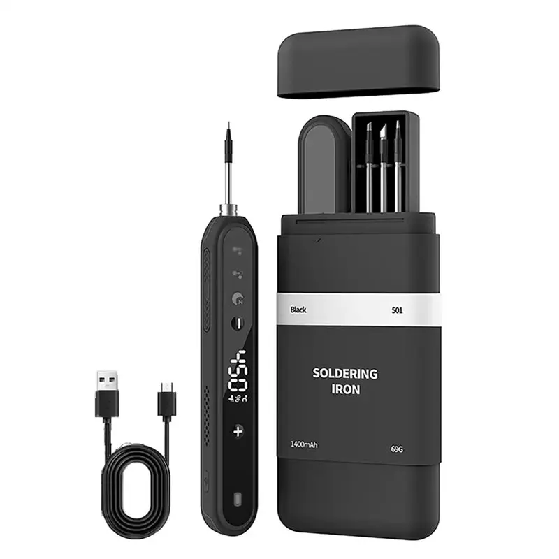 attwo-usb-デジタルはんだごて、type-c充電、インテリジェント温度制御、dc5v、はんだ付け工具キット-a