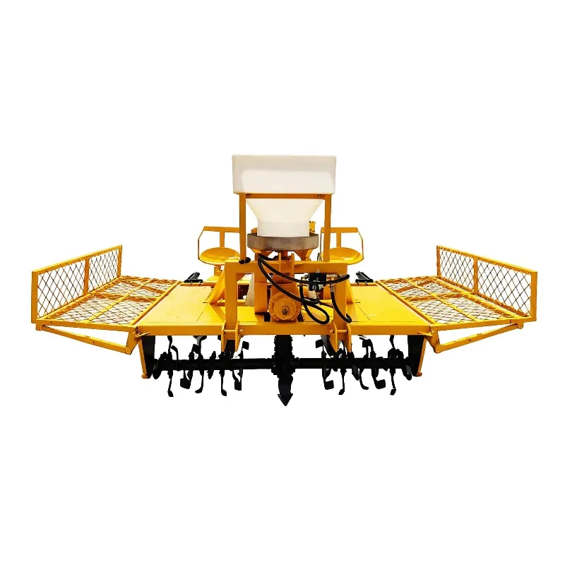 Farm Cassava Planting Machine 2 Rows 100HP Multifunctional Garri Tapioca Mandioca Planter Seeders & Transplanters