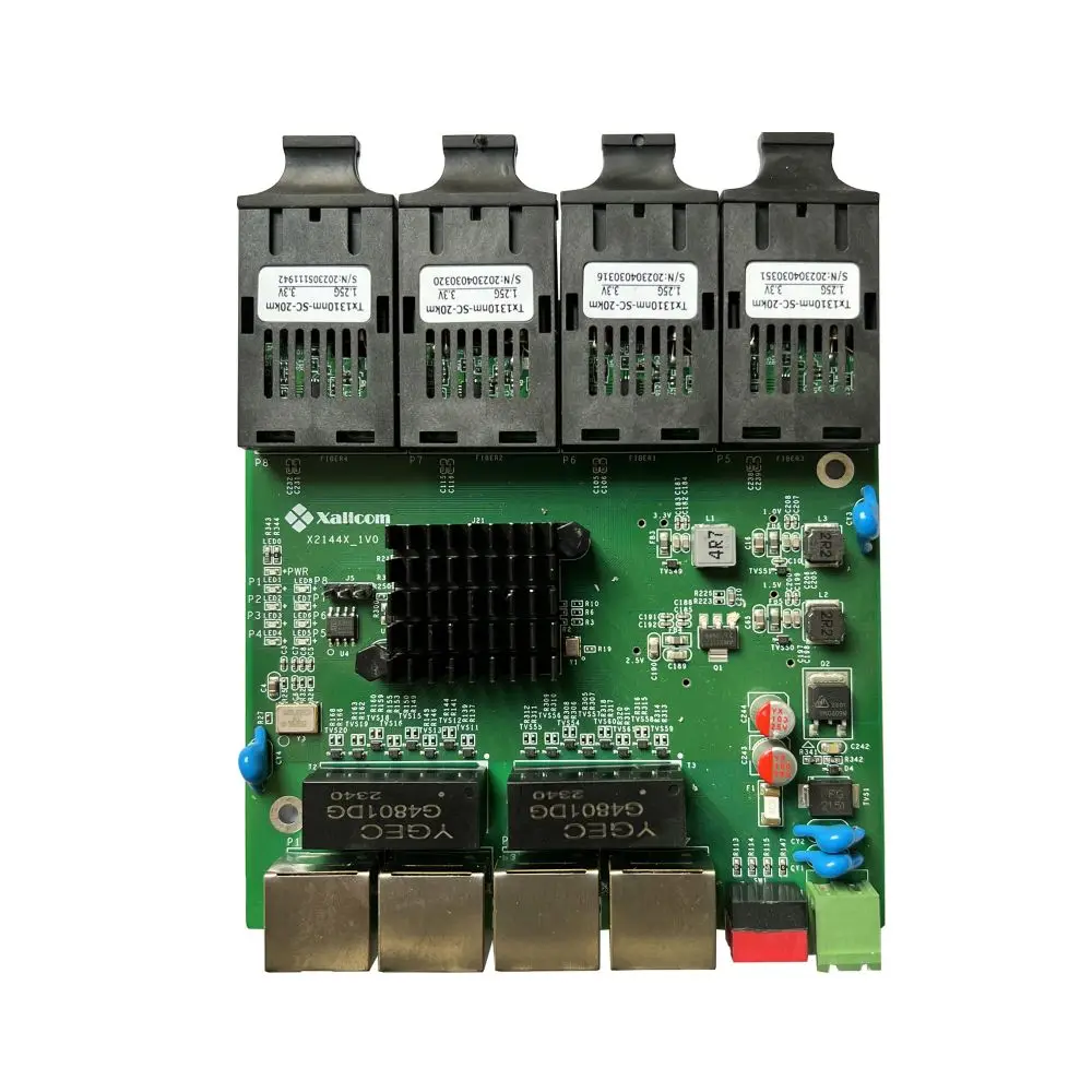 Unmanaged Embedded Installation 3GE Fiber 5GE Copper Mining Intrinsic Safety Switch Board