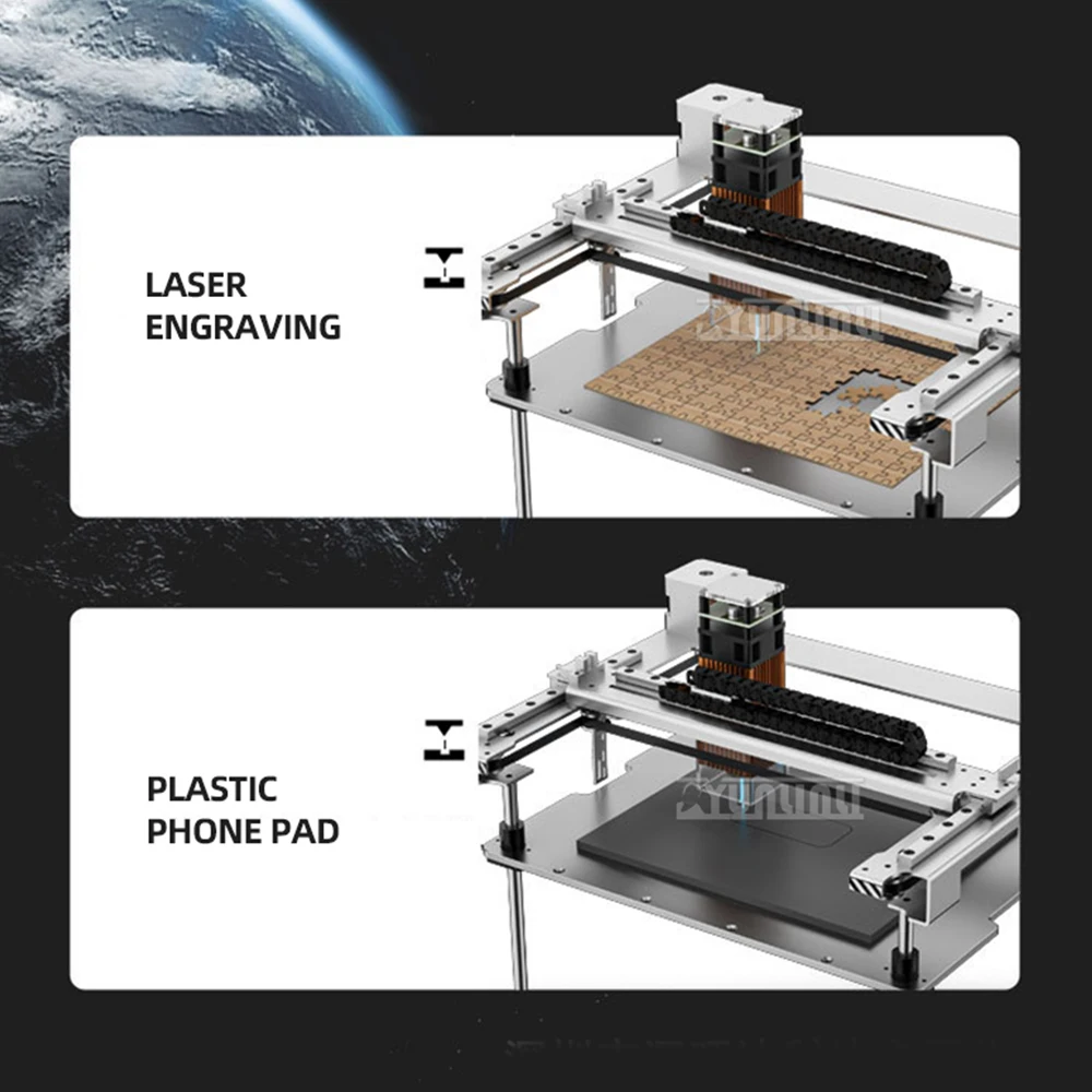 Machine intelligente de retrait d'écran de téléphone Blu Ray, petite Machine de découpe de marquage Laser pour écran tactile pour verre de couverture arrière