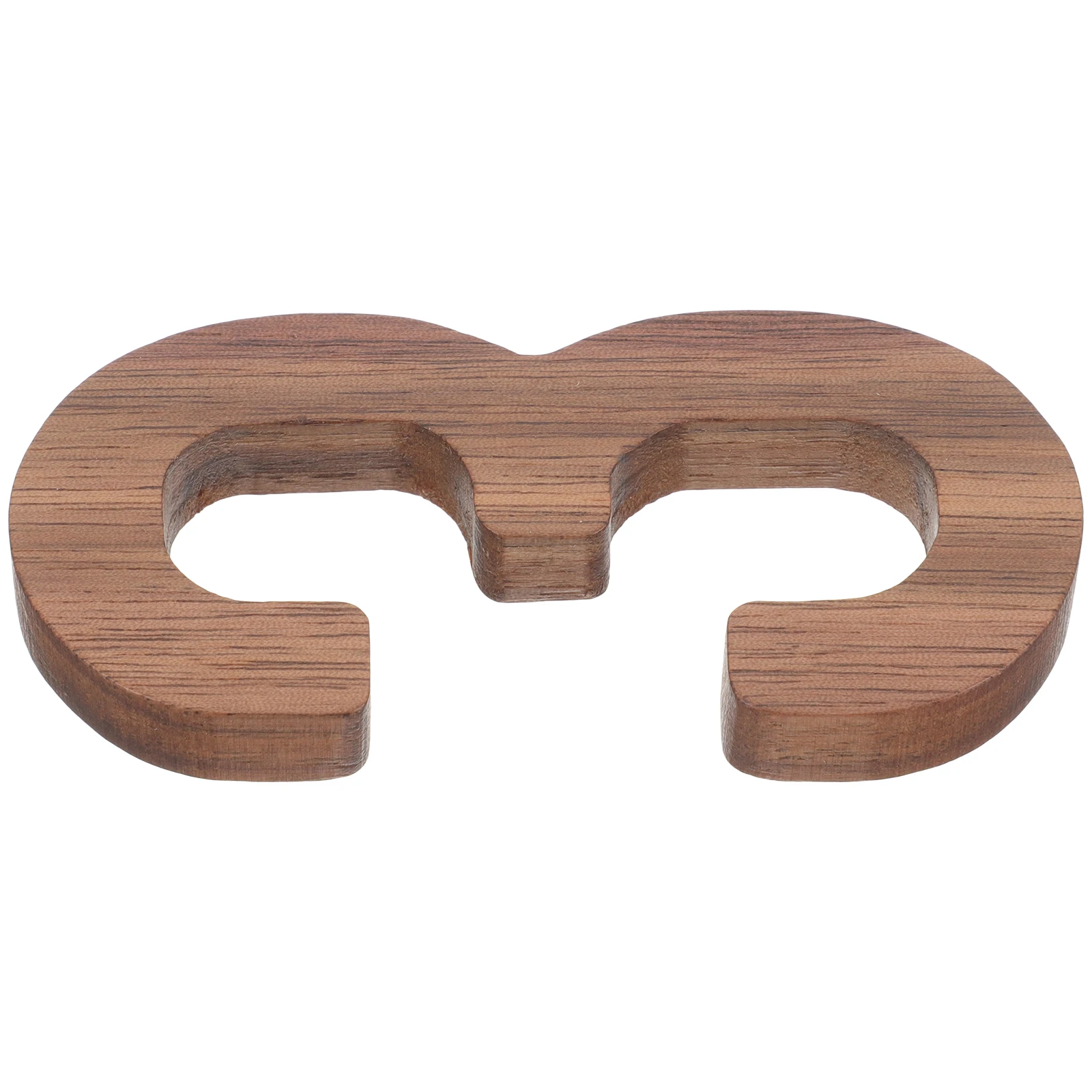 

3D Solid Wooden House Numbers for Outside Modern Address Door Sign Light Brown Oversized Stylish Home Decor Durable Clear
