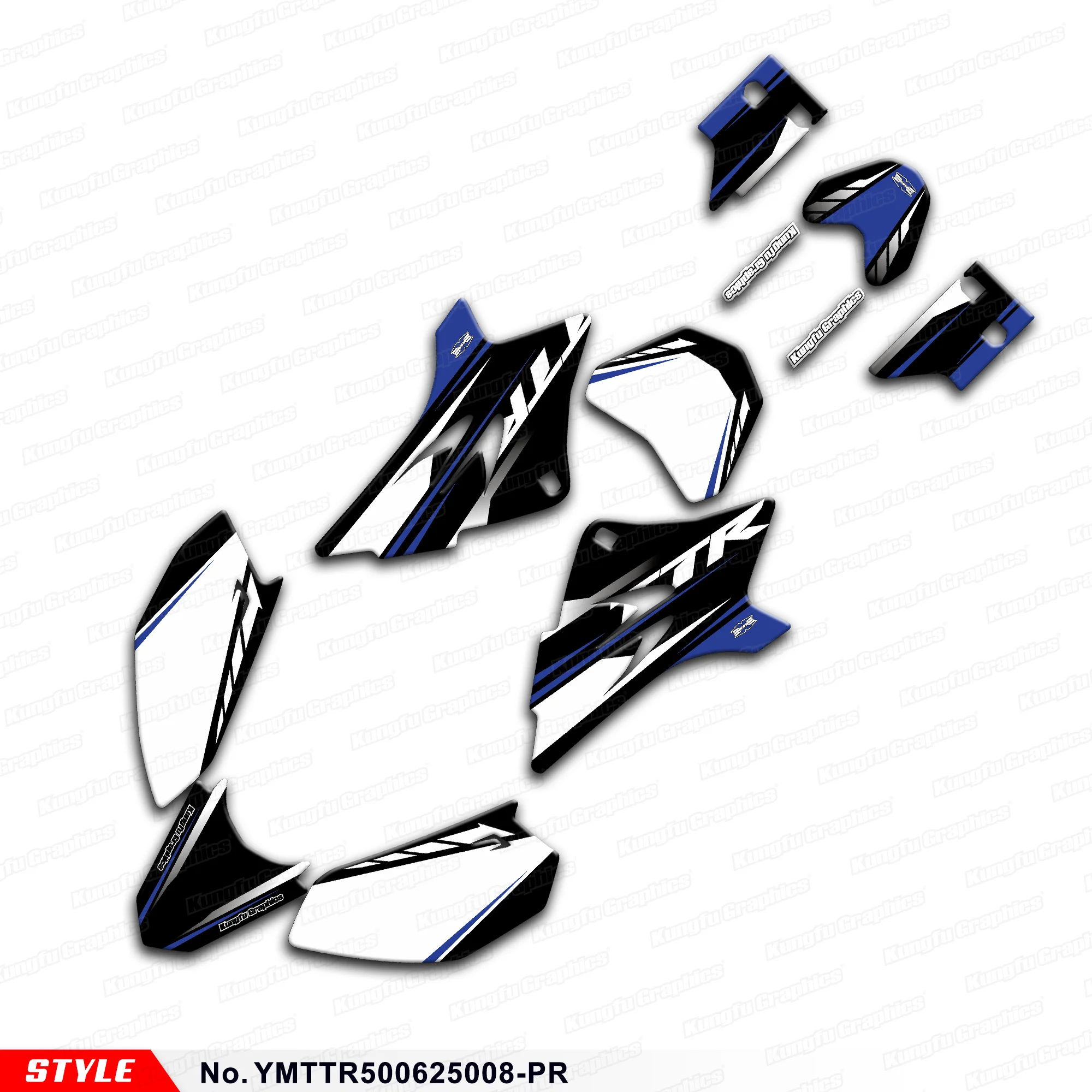 

JY RACING Motorcycle Stickers Adhesive Decals for Yamaha TT-R50E TTR 50 TT-R50 2006-2026, Accessories, YMTTR500625008-PR