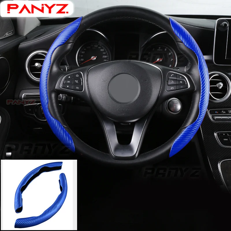 Antiskid Non-slip Car Steering Wheel Cover Suede For Kia Rio Sportage Ceed Cerato Sorento K2 K3 K4 K5 Seltos Stinger Carninal