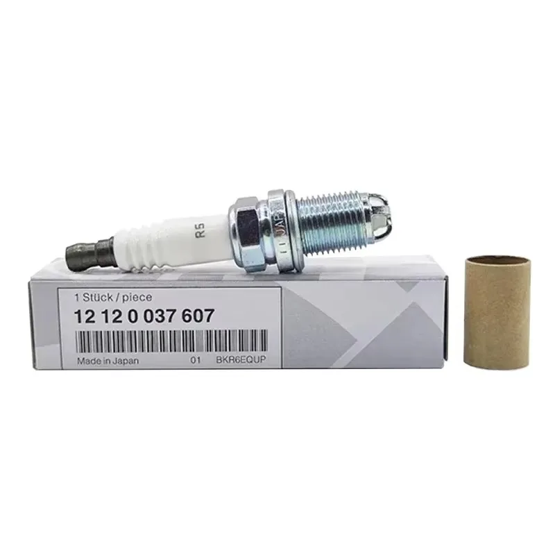 4/6 шт. 12120037607 BKR6EQUP пластиковая Свеча зажигания для BMW E46 E39 E83 E36 E63 E53 M54 M62 Z3 320 528 E38 E65 E34 BKR6EQUP