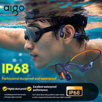 Aigo GS06 Swimming Earphone Professional Waterproof IP68 Wireless Open Wearable BT 5.4 32GB MP3 Sport Bone Conduction Headphone