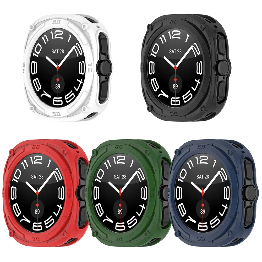 Soft TPU Protective Case For Samsung Galaxy Watch Ultra 47mm Hollow Protector Shell Cover Frame