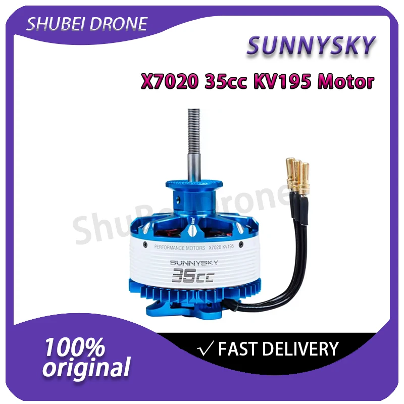 

Бесколлекторный двигатель Sunnysky X7020 V2, аналог 35cc, с высоким крутящим моментом и эффективностью, для 3D RC самолетов, самолетов с фиксированным крылом и дронов