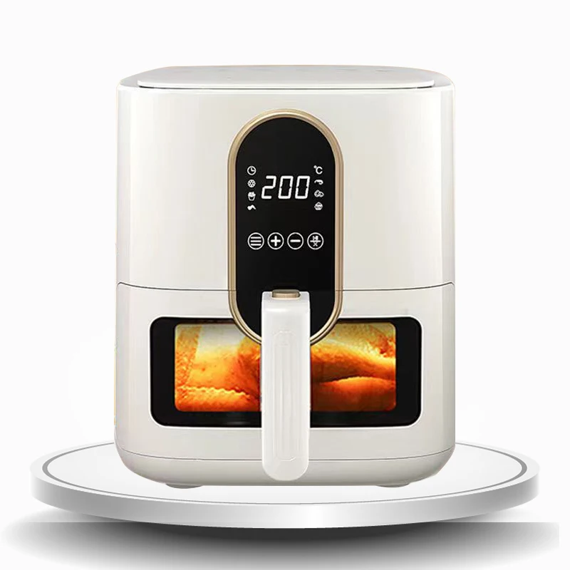 

New in Stock! 5L/6L Smart Air Fryer Oven - BBQ Grill, Chips Function, Touch Screen - Deep Multifunctional with Visible Window