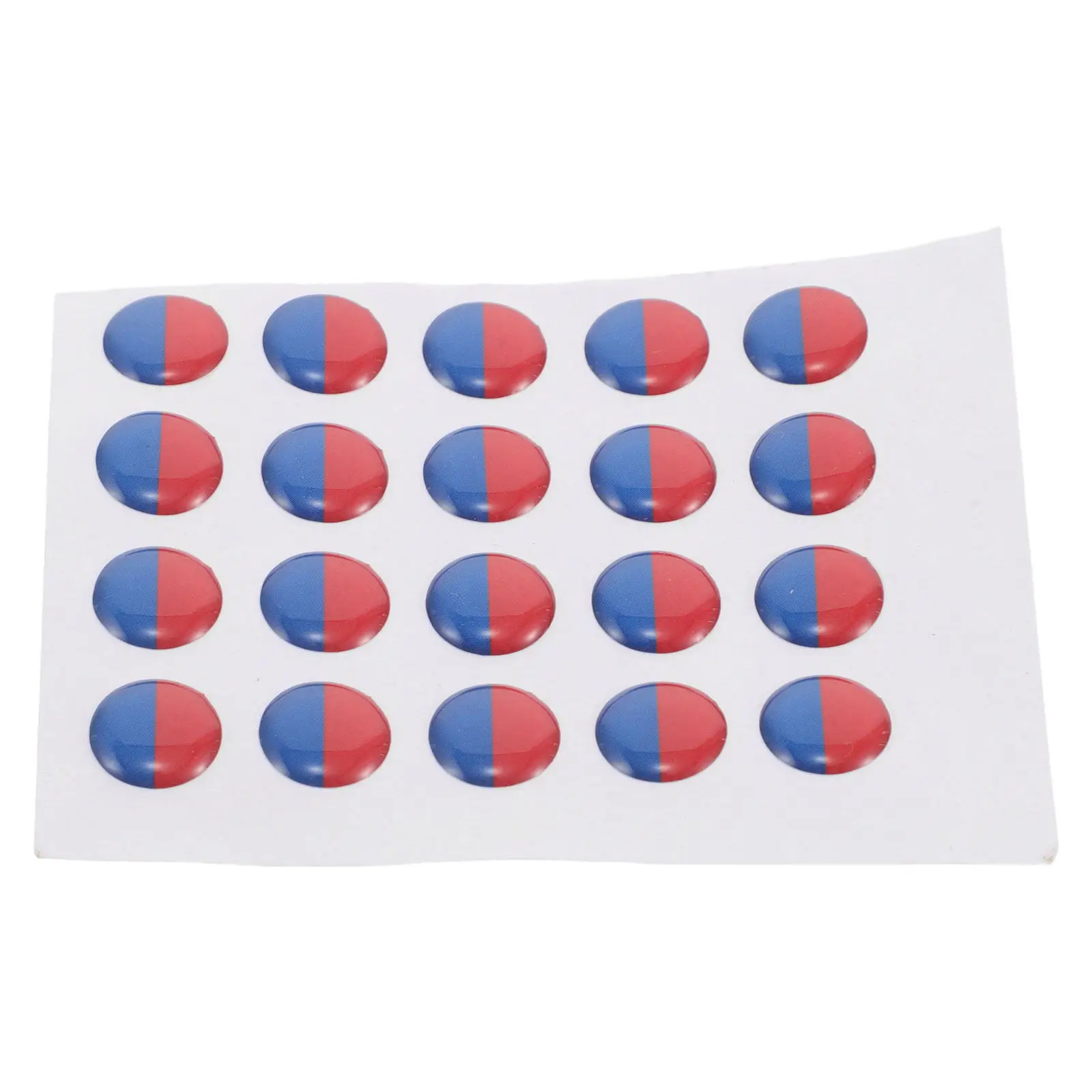 20Pcs Hot Cold Self-Adhesive Waterproof Epoxy Resin Sink Labels Red Blue Markers Faucet Identification Stickers Kitchen Bathroom
