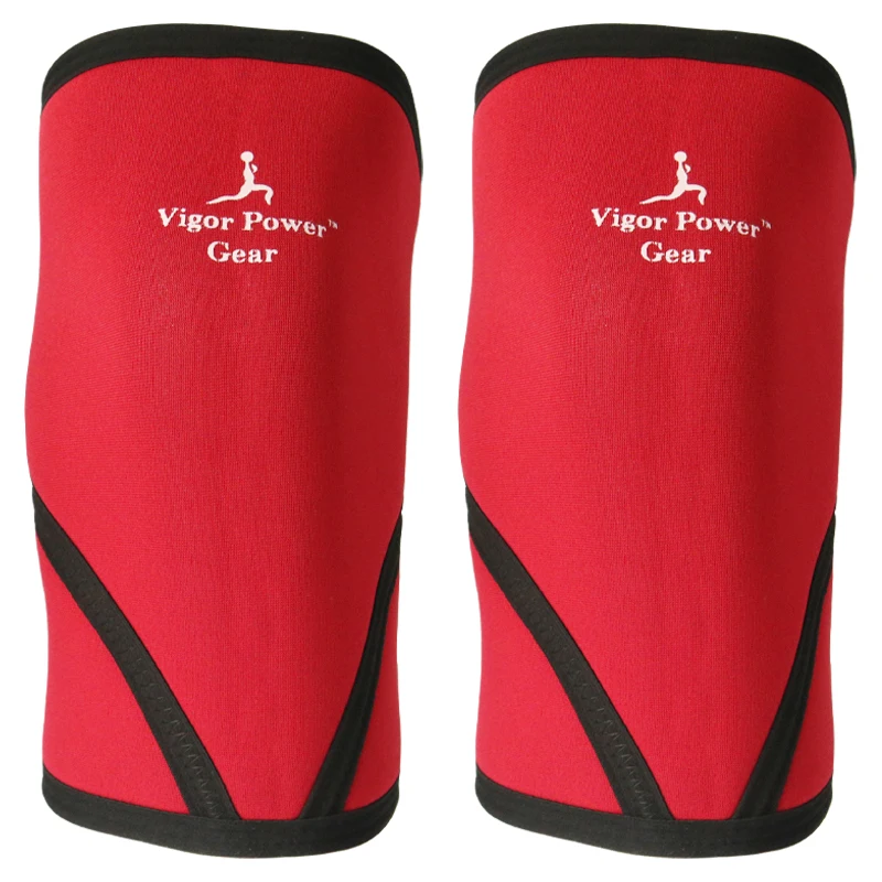 Powerlifting Heavy Duty Knee Pads Brace Support 7Mm Neoprene Soft Face Knee Sleeves 2 Sleeves