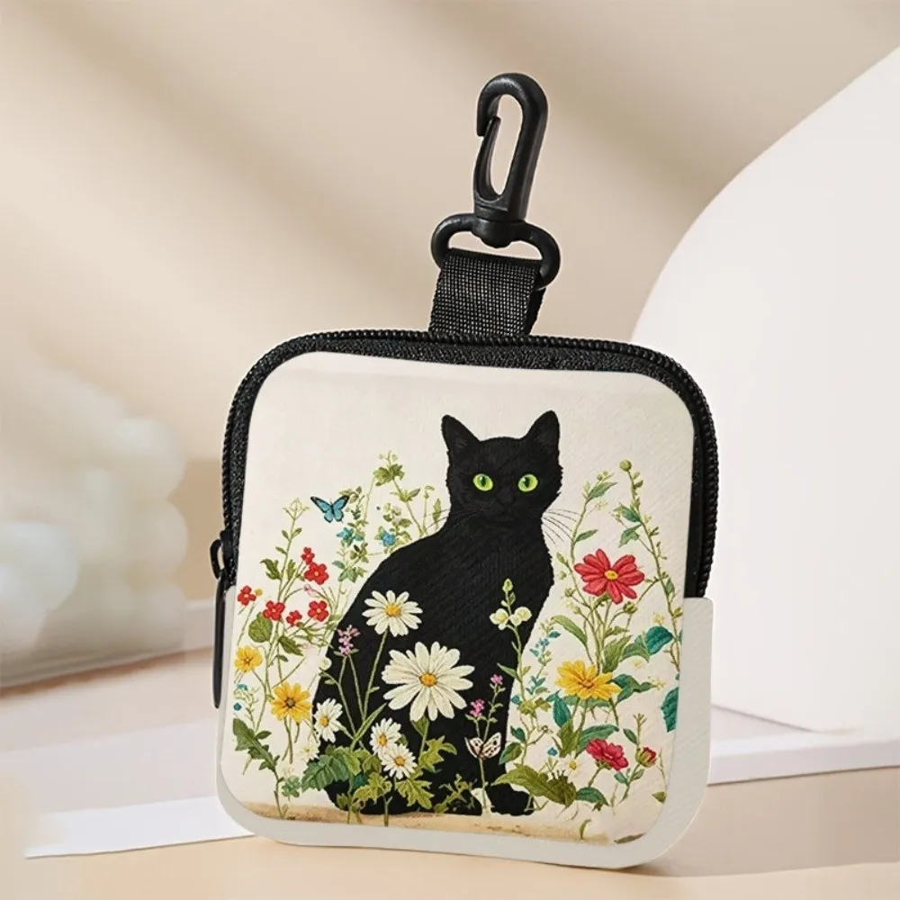 Trendy PVC Mini Coin Purse Lightweight Portable Wallet for Women Water-resistant Durable Earphone Bag Friends Gift