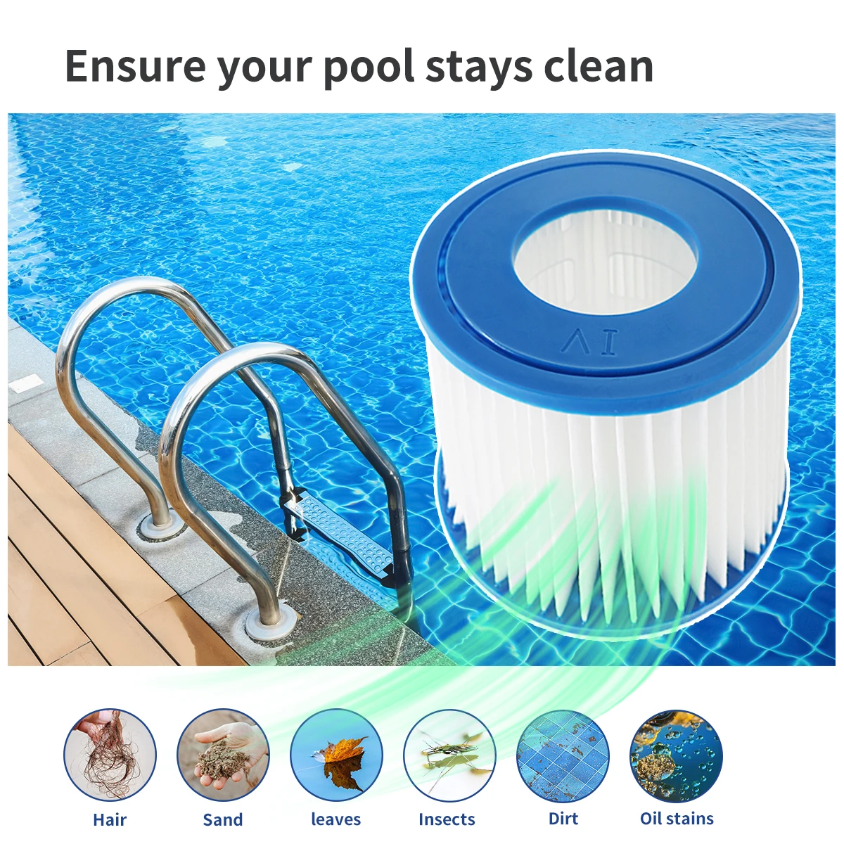 58323 Type VI SPA Filter For Bestway LAY-Z-SPA Hot Tub 60001 6001M 6001G 6001K 6001H 6001V, For Bestway SaluSpa Hot Tub image 5