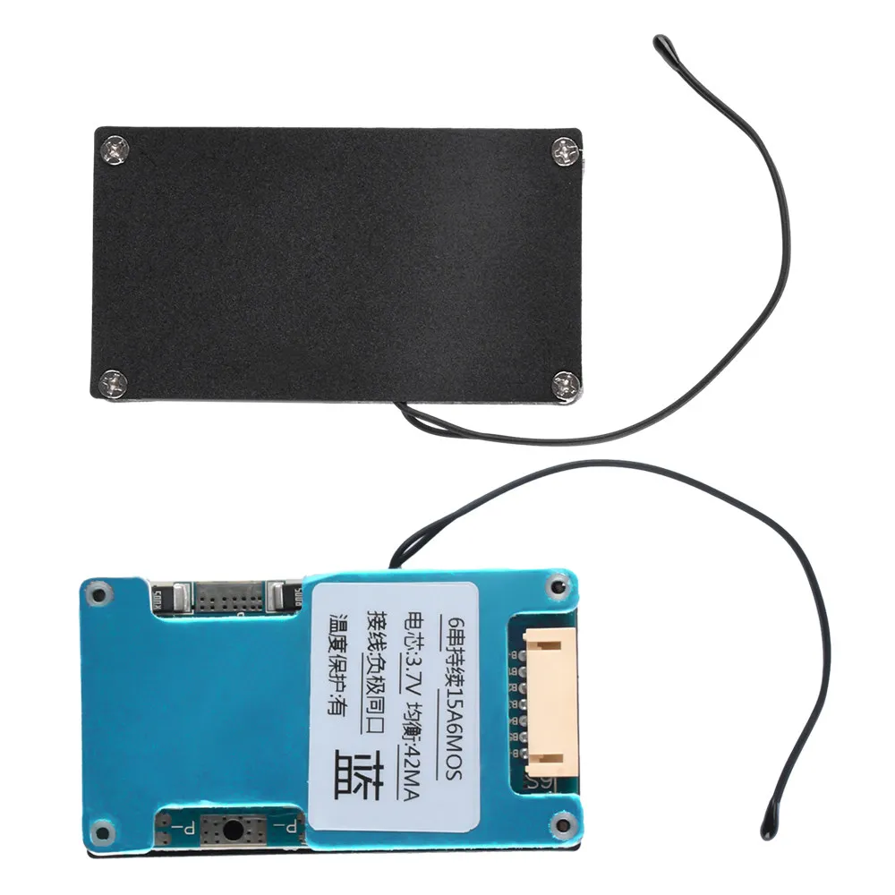 6S 22.2V lithium battery protection board 15A20A25A electric wrench power tool with equalization and temperature protection