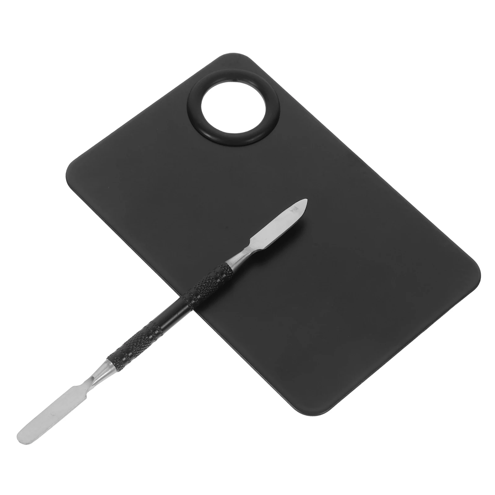 

2Pcs MixingColorPaletteStick NailArtToolsSet BlackLightUVPaint StainlessSteel Palette Stick