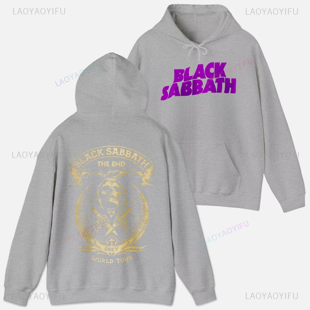 ملابس رجالية بغطاء للرأس من Black Sabbath Ozzy Osbourne، ملابس جرافيك عالية الجودة بأكمام طويلة، ملابس مخصصة، ملابس شارع مضحكة #2