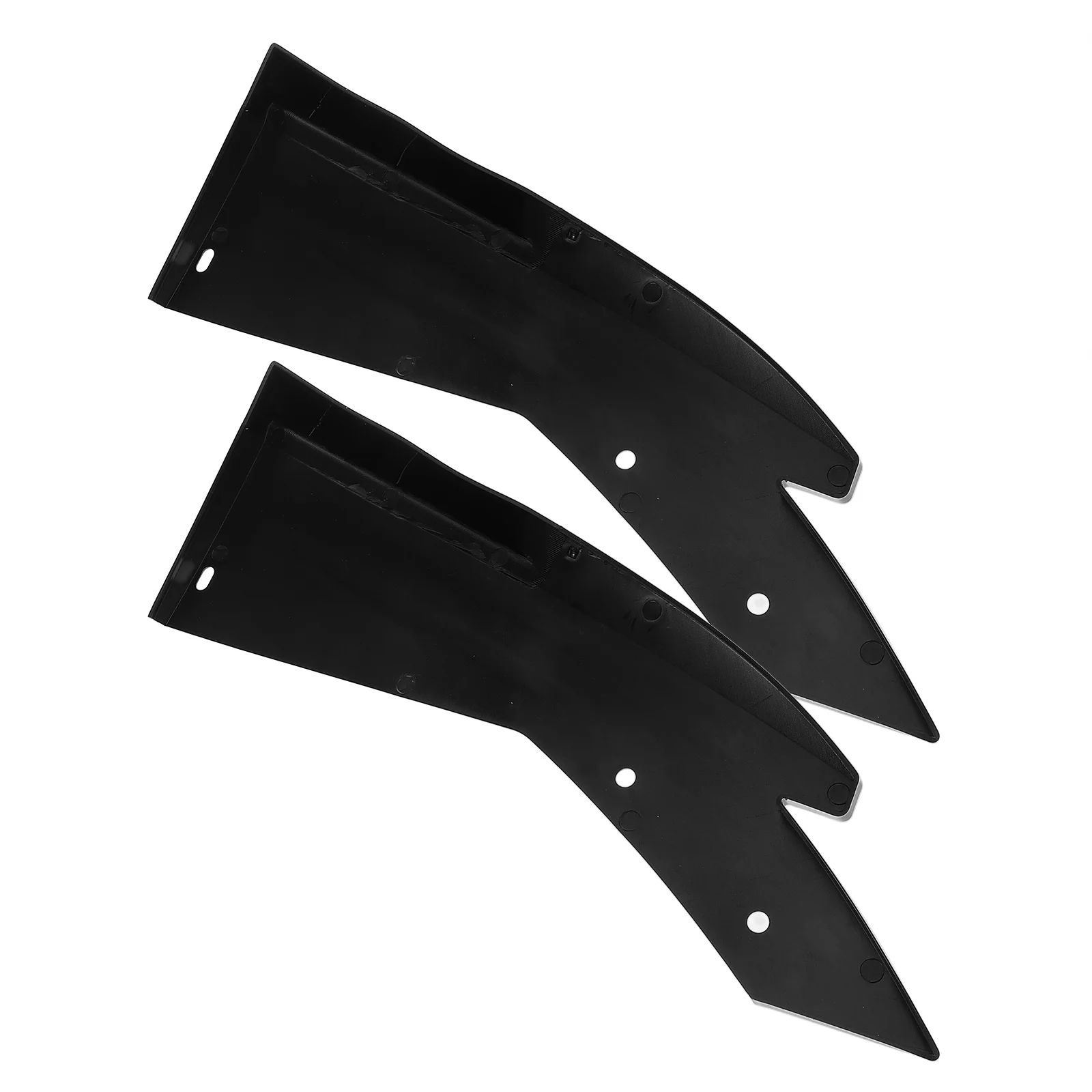

Rear Bumper Spoiler Diffuser Black Abs Universal Car Exterior Accessories Modified Pieces Stylish Long Lasting Performance Easy