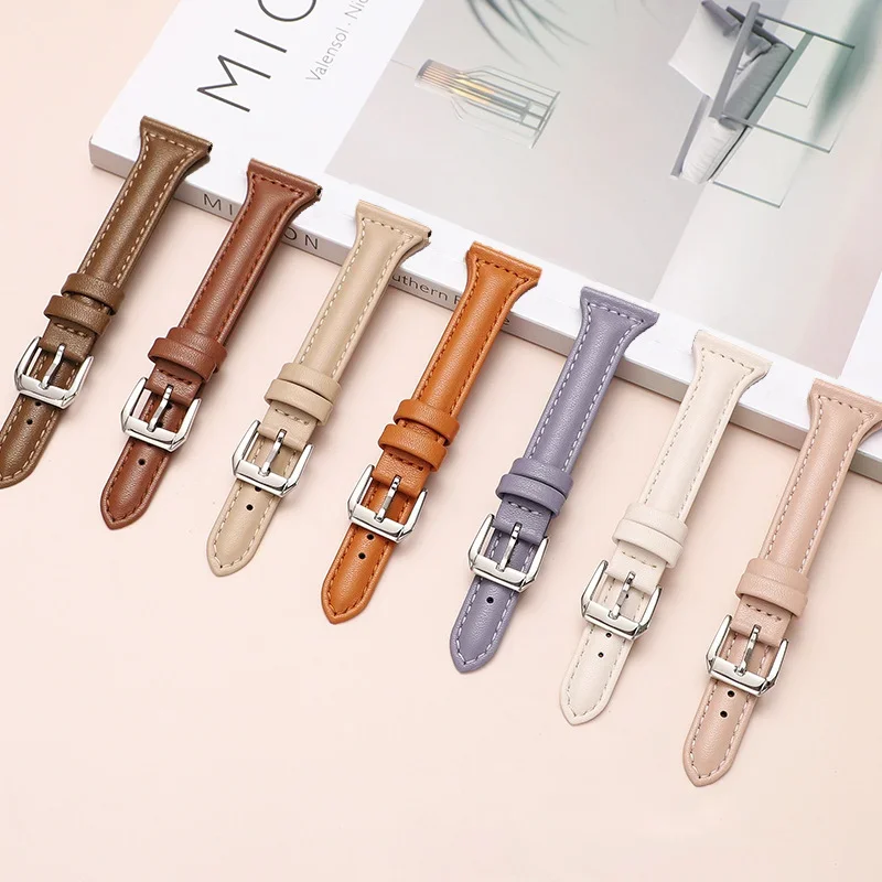 Slim Leather Loop Strap for Redmi Watch 5 Lite /Active Band for Xiaomi Watch S4  Wristband Replacement Bracelet 22mm  Accessorie