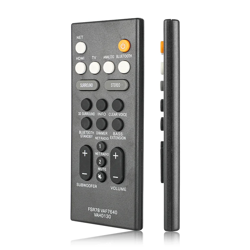 FSR78 ZV28960 For Yamaha Remote Control Compatible With Yamaha Soundbar YAS106 YAS107 YAS207 ATS1060 ATS1070 ATS2070 YASCU207
