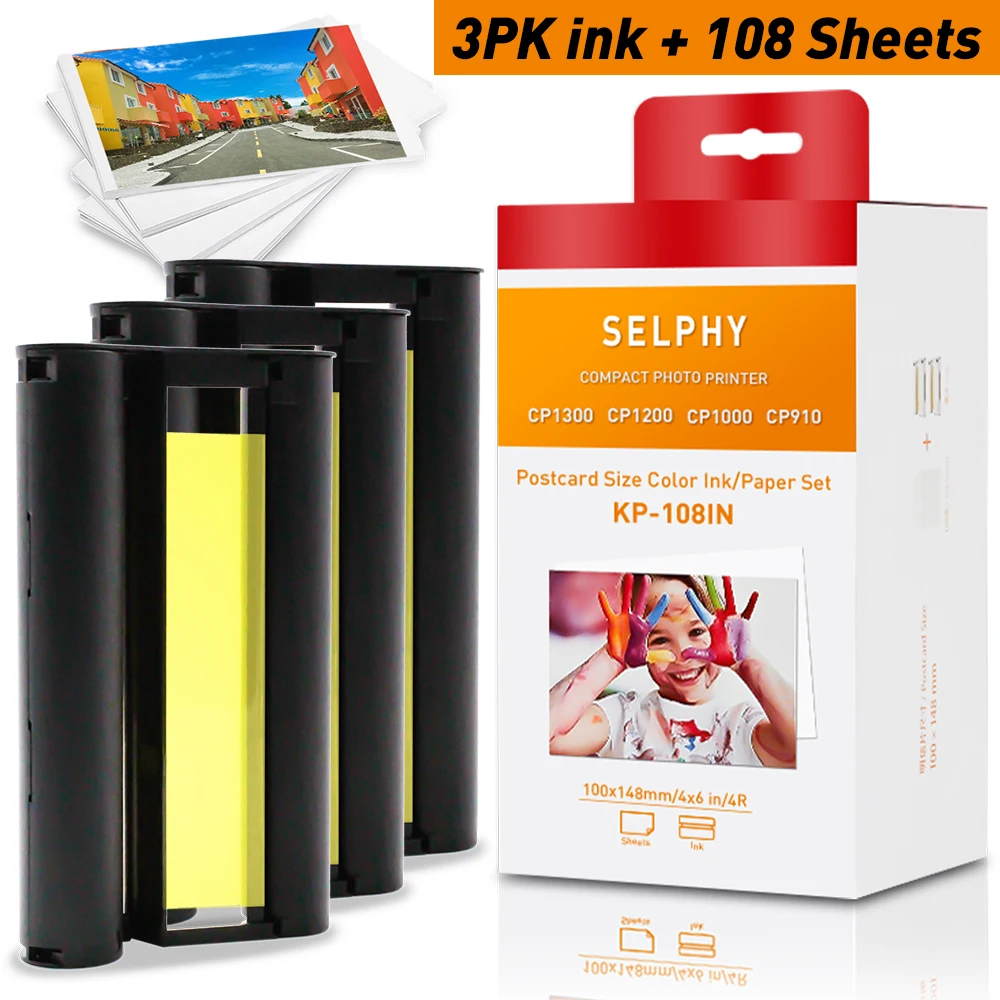 InkExpress Ink Cassette Photo Paper Set Compatible for Canon