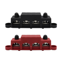M8 M10 4 Ways Wiring Rows Bus Bar Terminal Block, Power Distribution Block Car