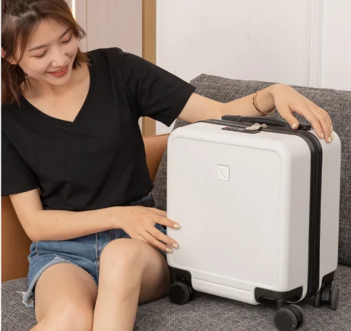 حقيبة أمتعة كلاسيكية بسيطة، حقيبة حمل صغيرة الحجم، حقيبة بكلمة مرور