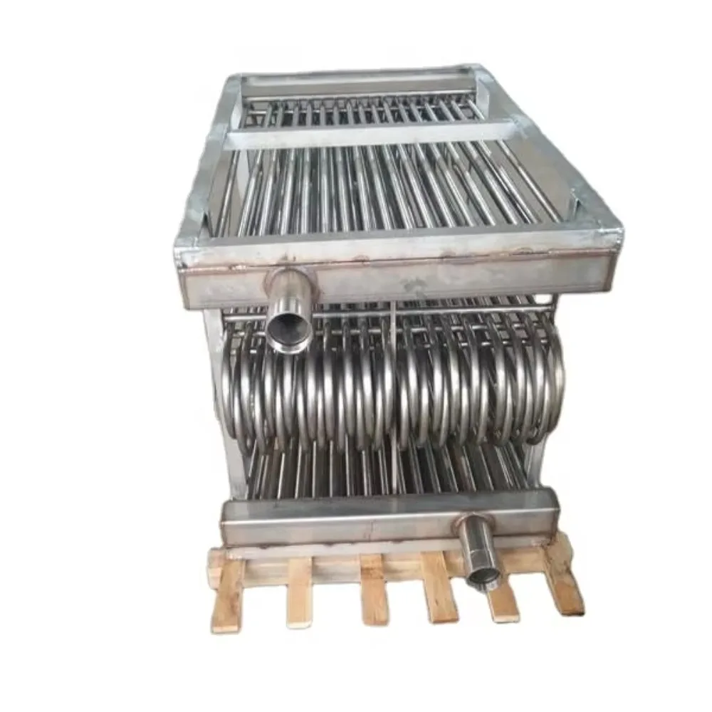 Custom Industrial Finned Tube Heat Exchanger – Stainless Steel Heat Transfer Equipment for Engine Cooling Systems