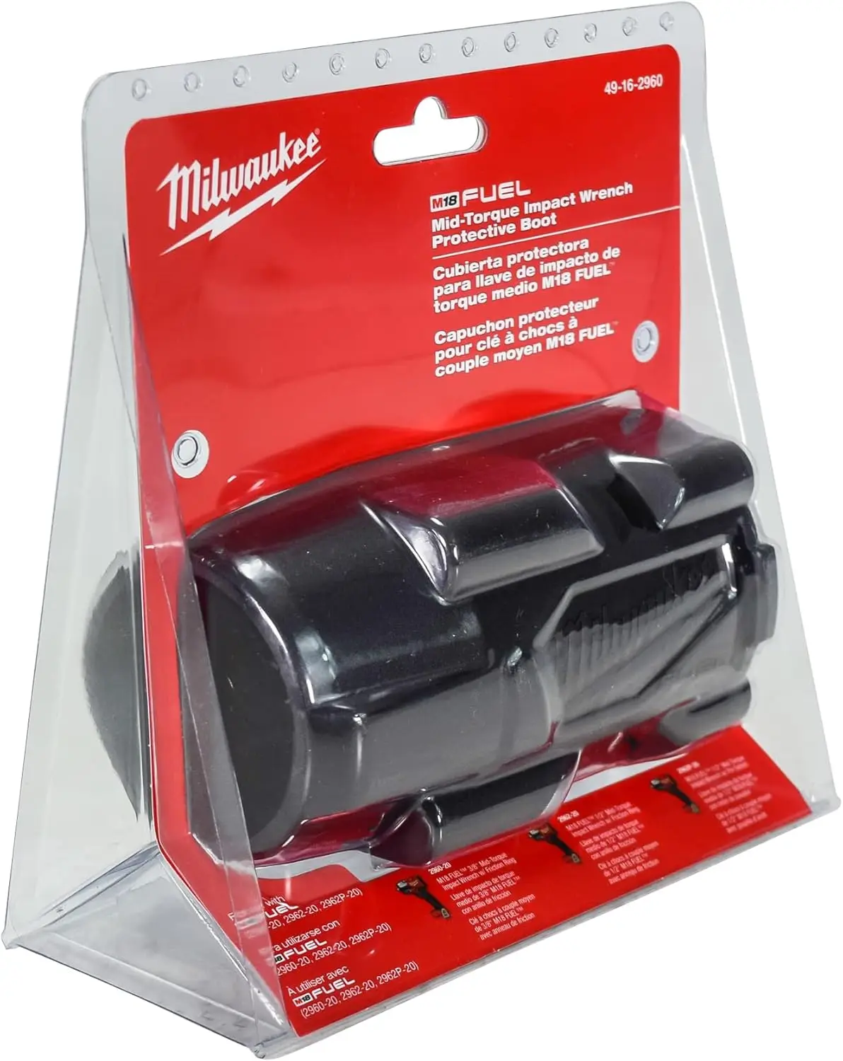 Milwaukee 49-16-2960 M18 Fuel Mid-Torque Impact Wrench Rubber Protective Boot