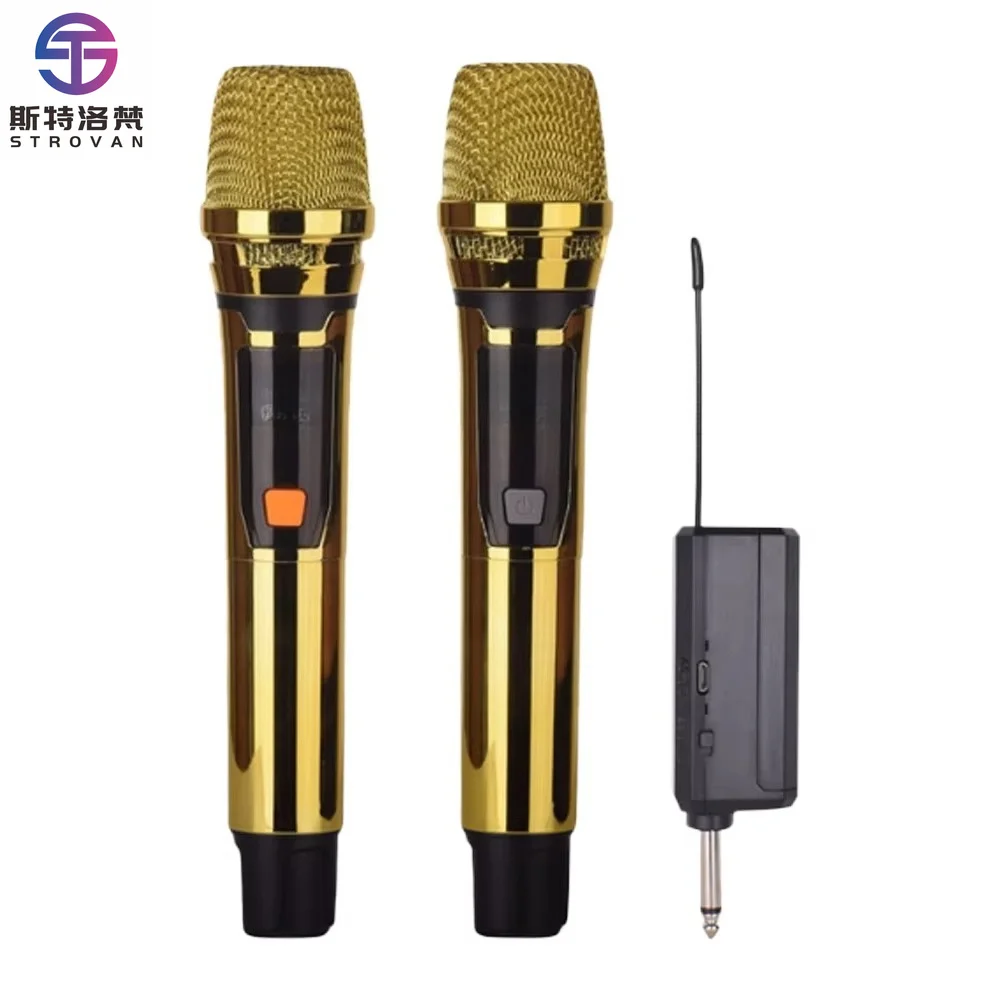 

Colorful Dynamic Wireless Microphone Portable Handheld Universal Charging Mic for Church/Wedding/KTV/Outdoor