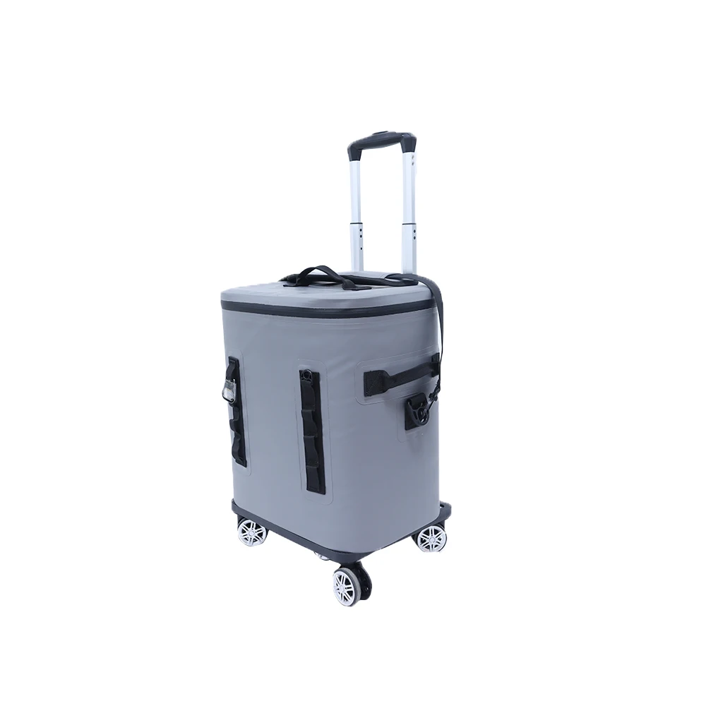 

Портативный изотермический рюкзак-холодильник на колесах с индивидуальным логотипом для пикников и доставки