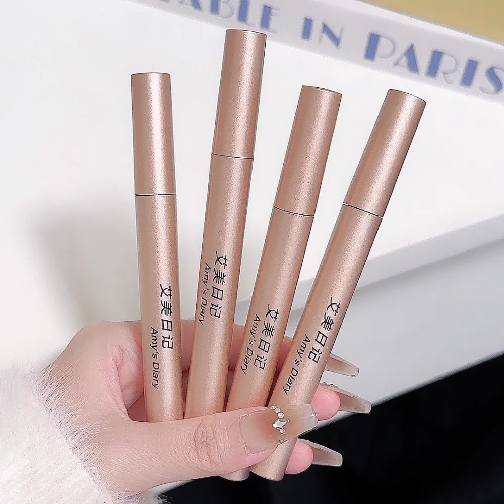 Rímel preto à prova d'água, alongamento, espessamento, extensão de cílios pretos, natural, duradouro, fibra líquida